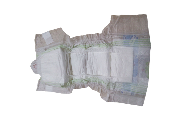 Fraldas descartáveis ​​para bebês de qualidade comprometida com embalagem ecológica