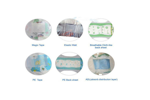 Fraldas macias e respiráveis ​​para bebês compradas diretamente da China