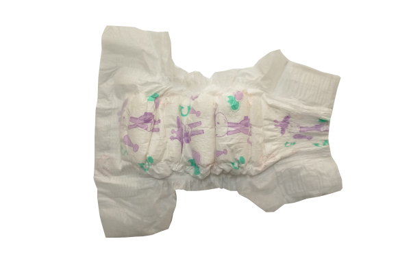 Fraldas de bebê de dupla absorção para vendas on-line com cós elástico largo