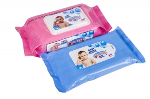 Vários tamanhos ISO 9001 Customized OR Pure Water Wet Wipes