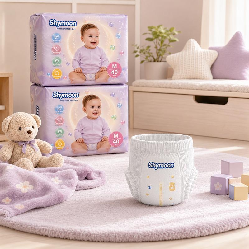 Non Woven Fabric Pull Up Baby Diapers