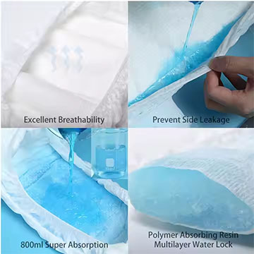 Explore o princípio de absorção das fraldas