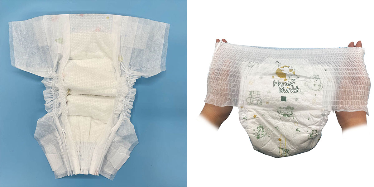 Fraldas adesivas versus calças de vestir: como escolher a opção ideal com XIAMEN HONGFUTAI