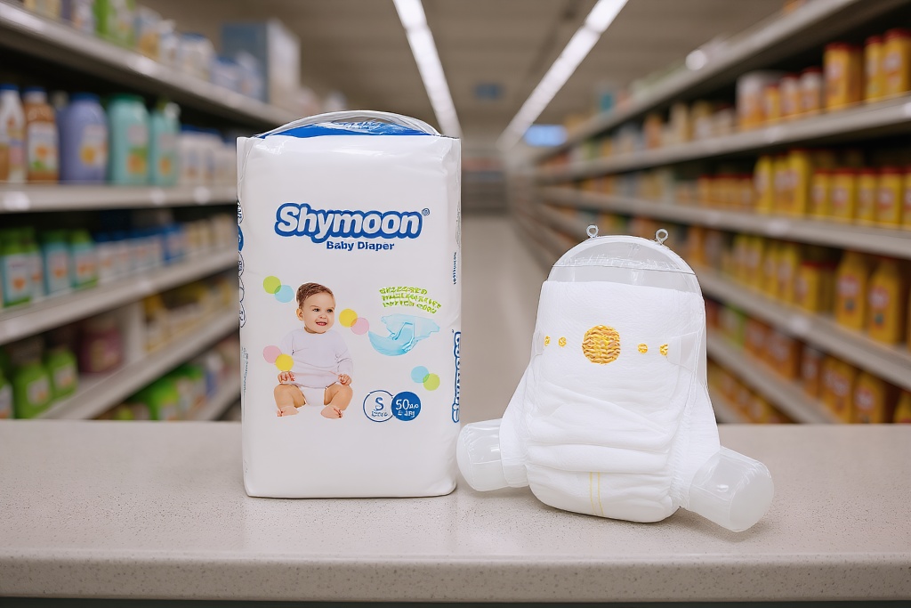 Fralda de bebê descartável