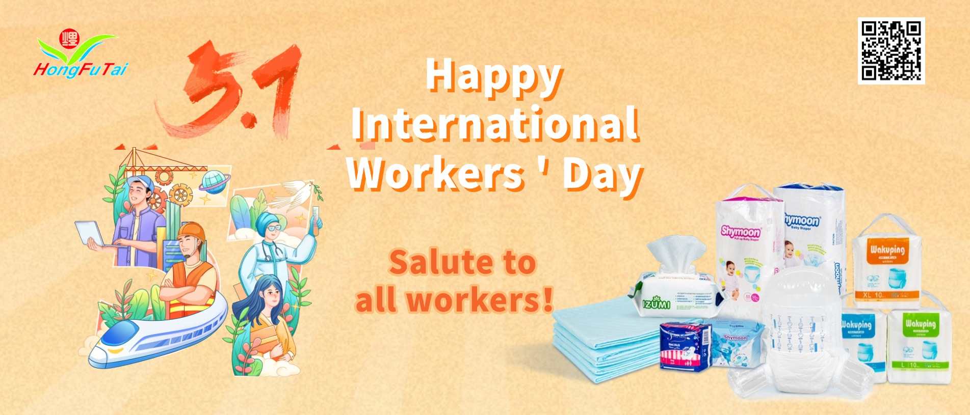 Aviso do Dia Internacional dos Trabalhadores da XIAMEN HONGFUTAI IMPORT&EXPORT CO.,LTD